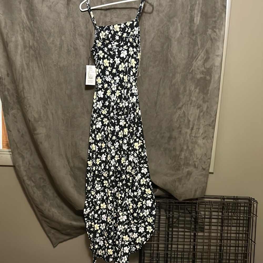 Item 120 Floral Print Spaghetti strap dress